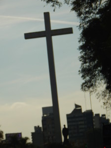 Picture of a cross in Montevideo